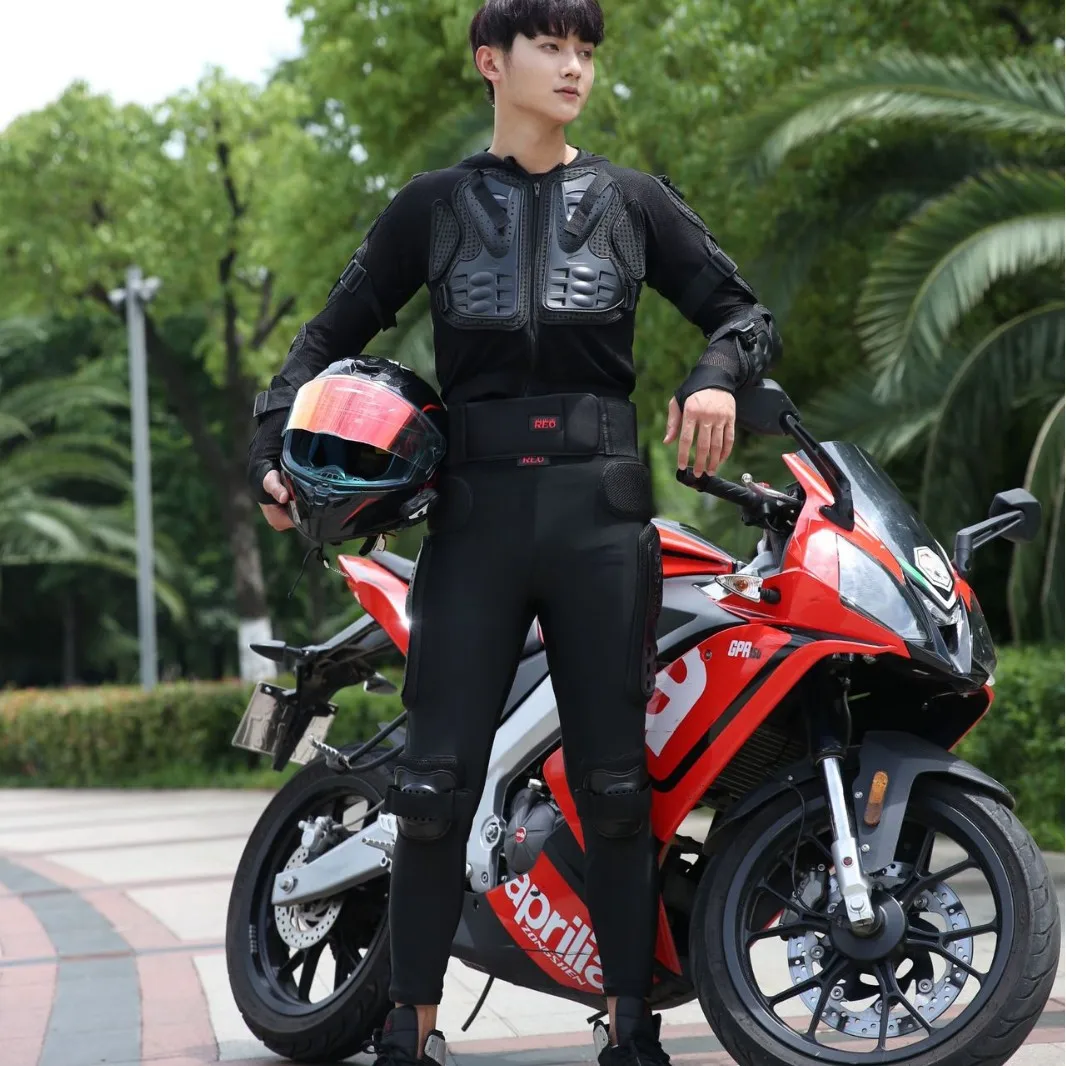 

REOMOTO Motorcycle Riding Racing Armor Pants, Knight Off-road Anti-drop Hip Pants