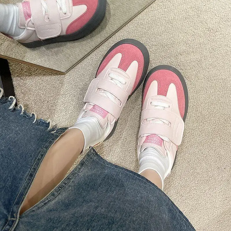 

Kawaii повседневный комплект пальто, модная детская одежда, тонкие белые туфли, женские весенние туфли 2024, новинка 2024, универсальные студенческие туфли Мэри Джейн на плоской подошве