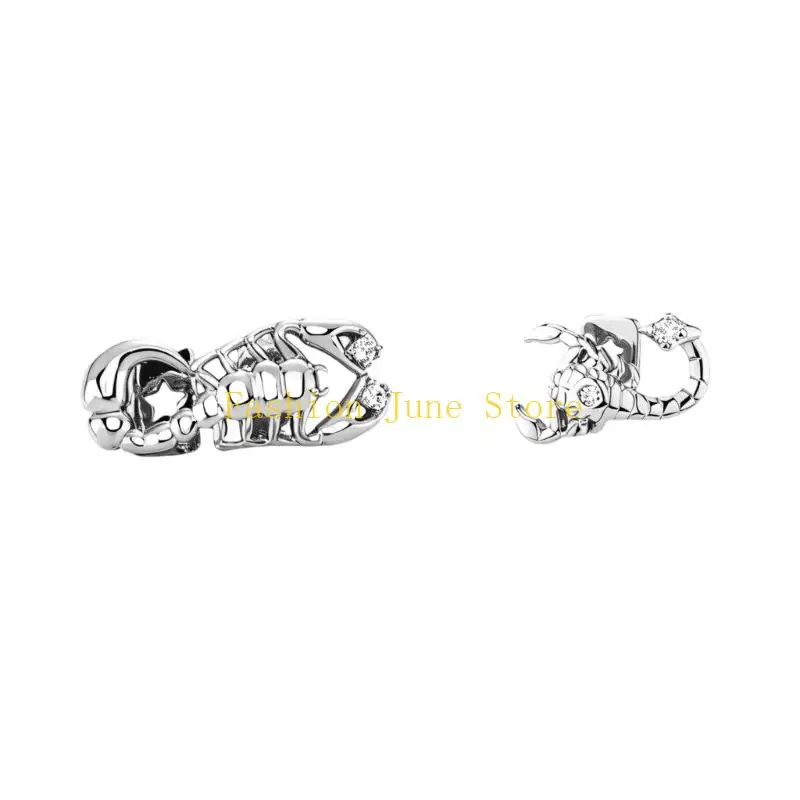 N5KA Statement Tooth Jewelry Set with Stone Accent Look for Parties