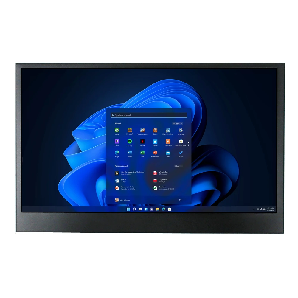 

11,6-дюймовый IPS 1920x1080 ЖК-дисплей для ПК Raspberry Pi, HDMI-совместимый ноутбук, второе расширение экрана, портативный монитор