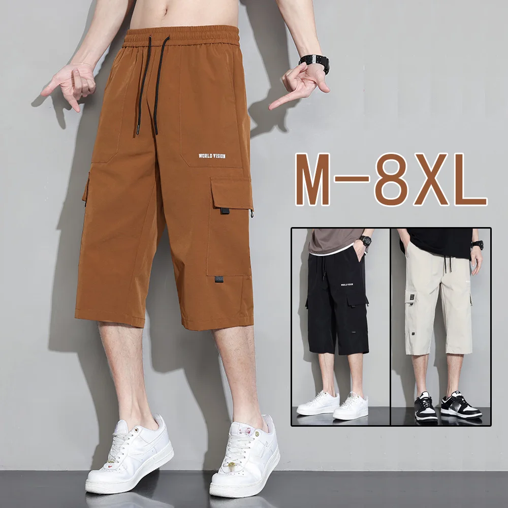 

Twill Cargo Golf Shorts Men's Man Plus Size Loose Boys Black Beach Short Pant Sport Pants Short-fitting Bike Male Luxury Work Gy
