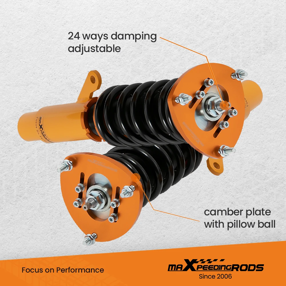 Maxpeedingrods Coilovers Shock Absorber Suspension Kits for Volkswagen VW Golf MK7 Seat Leon Mk3 Damping 5