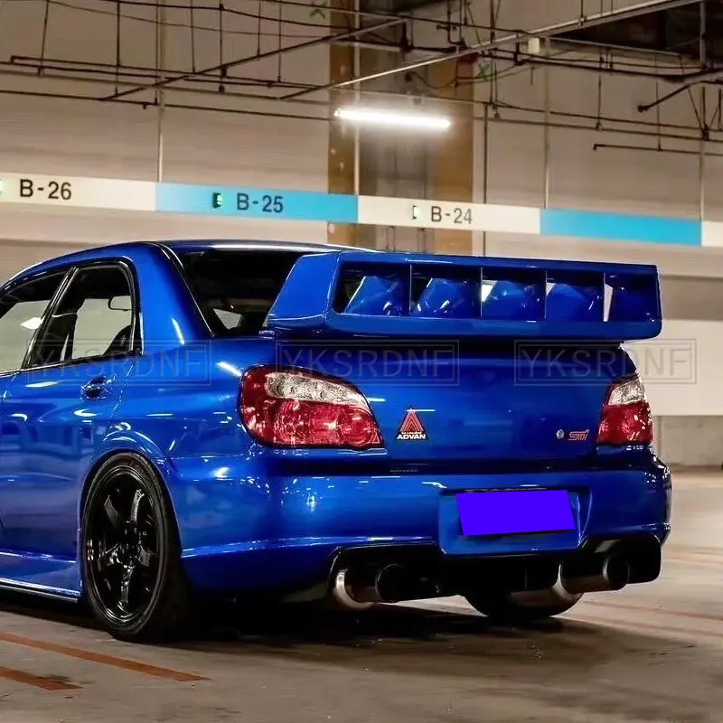 Per Subaru Impreza GDA GDB GDC STI WRC Style Spoiler di alta qualità in fibra di carbonio/materiale FRP auto ala posteriore Spoiler posteriore