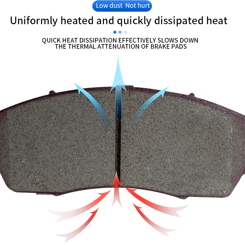 Feidun New ceramic formula Noiseless car brake pads for Honda e e:NP1 e:NS1 Edix Element Elysion Fit Fit Aria Fit EV Fit Shuttle