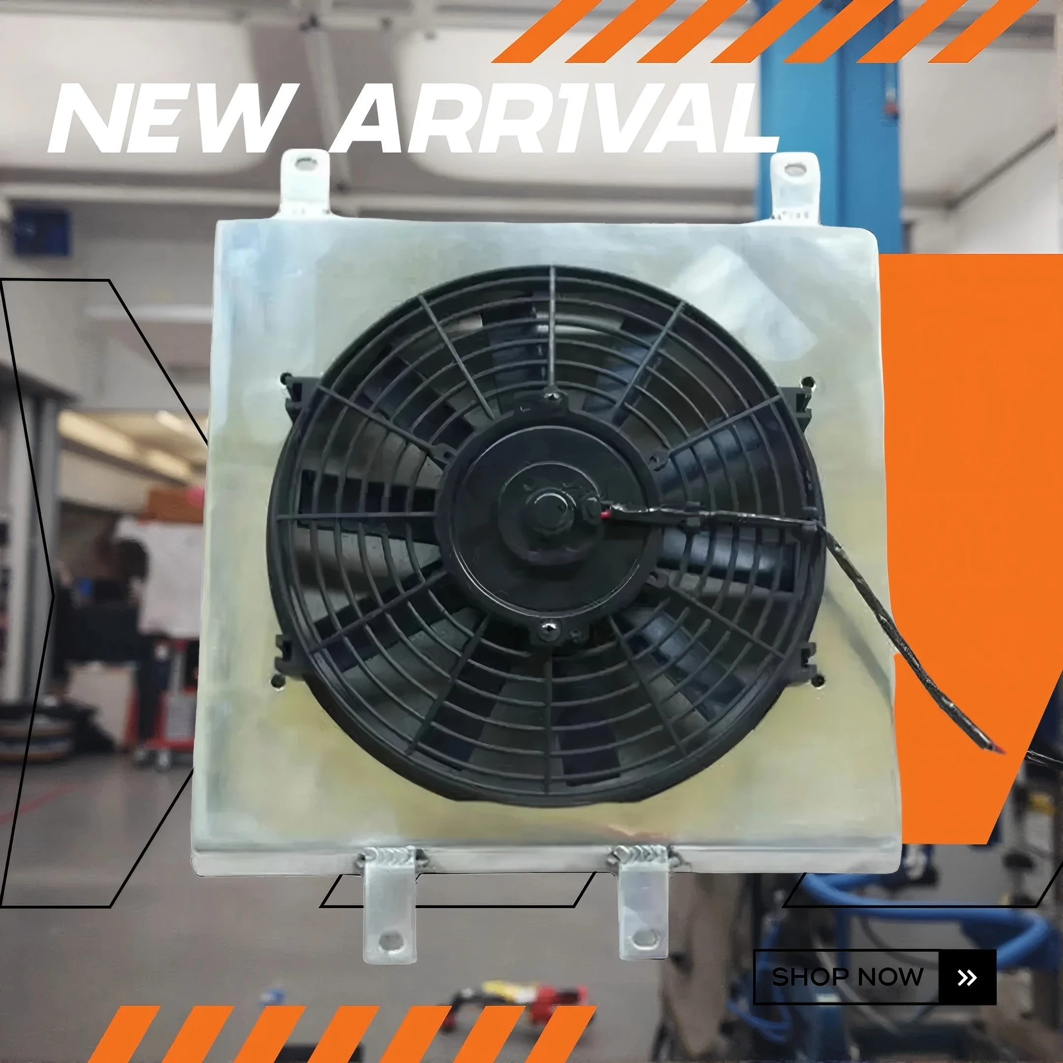 aluminum-radiator-shroud-fan-for-1992-2000-honda-civic-crx-del-sol-ek-eg-b16-b18-b-series-d-series-d15-d16-aluminum