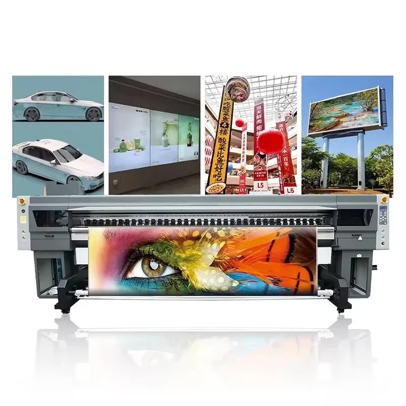 4 I3200 U1 Printheads 3.2m High Precision Roll-to-Roll UV Inkjet Printer