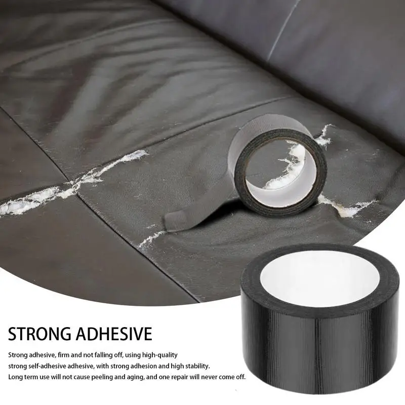 Leather Repair Tape Leather Refinisher Cuttable Sofa Repair Cuttable Tear-Resistant Waterproof Strong Tape For Do-It-Yourself