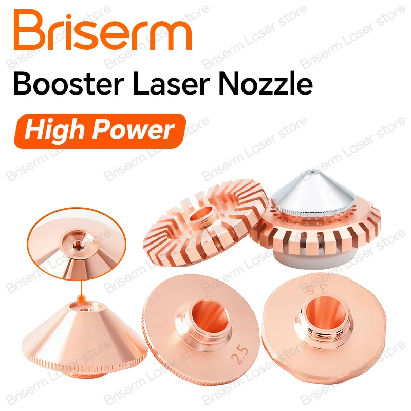 

Сопло для лазерной резки Booster Laser D28 M11, высокоскоростное, с охлаждающим кольцом 5.0, 6.0, 7.0 для лазерных головок HANS PENTA высокой мощности