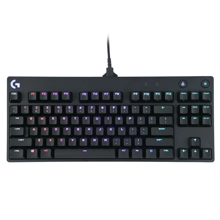 Teclado Original G Pro X con Cable USB, 87 teclas, resistente al agua, desmontable