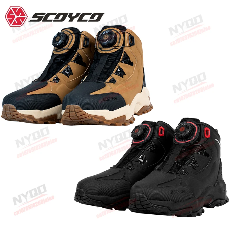 Motorcycle Riding Boots Anti Fall Anti Slip Long-distance Motorcycle Travel Summer Breathable Off-road Shoes for Men and Women