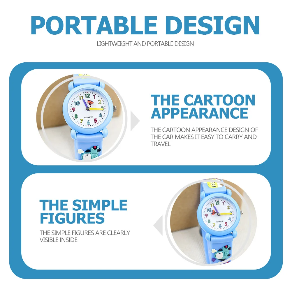 1pc Wrist Watch 3D Cartoon Silicone Watch For Daily Use Waterproof Digital Wristwatch Comfortable Strap