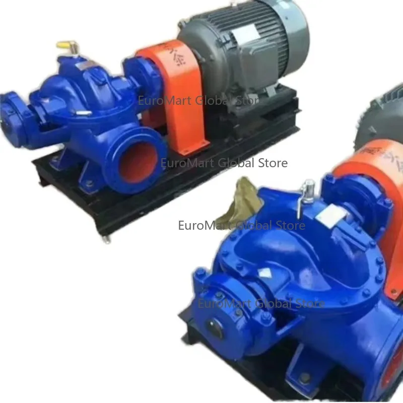 High-Pressure 39m Single Stage Double Suction Steel Split Centrifugal Pump with 485m3/h Head for Mine Agricultural Motor Use