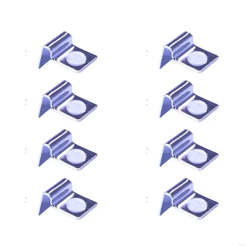 8pcs Stainless Steel Aquarium Cover Clip Corrosion Resistant Optional Thickness Lid Clamps Brackets Support for Fishtanks 
