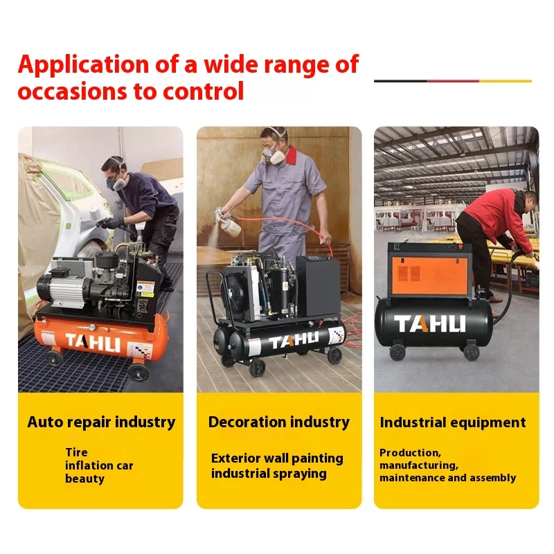 Tower Tiger All-in-One Industrial Compressor True Stone Paint Spraying Machine Permanent Magnet Frequency Conversion Screw Air