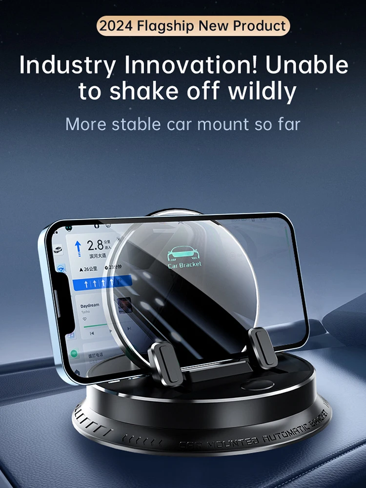 

Универсальный держатель для телефона на приборную панель с поворотом на 360 градусов, подставка для мобильного телефона в автомобиль