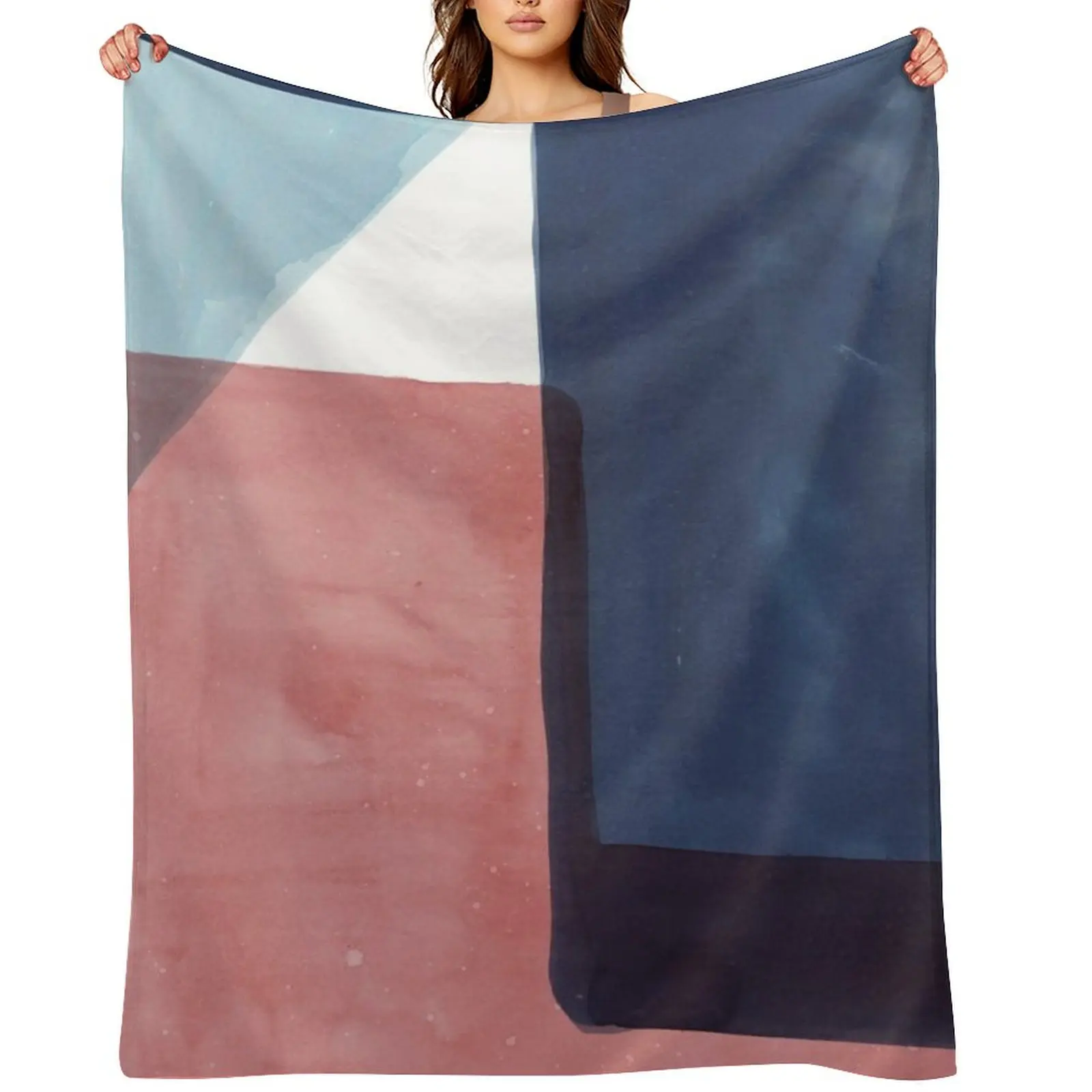 

Tetra in Pink Multi Throw Blanket Retros blankets ands Soft Beds warm winter Blankets