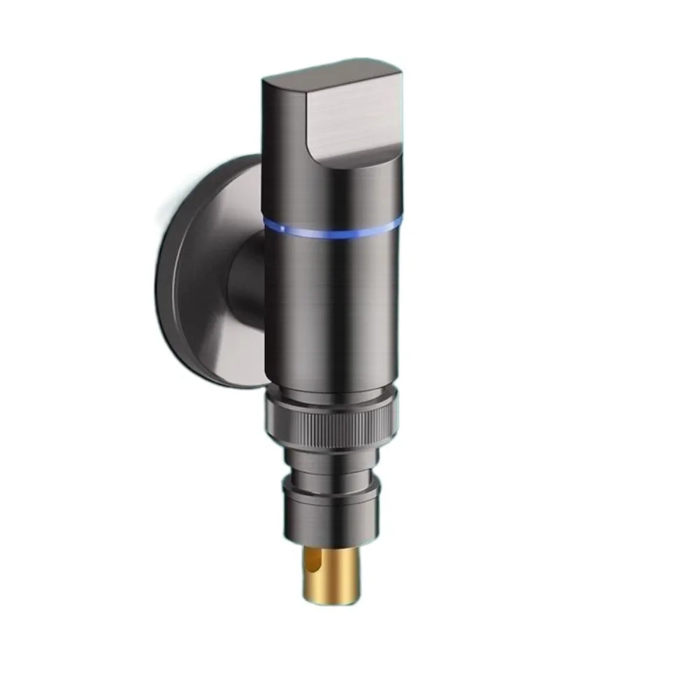 Metal Washing Machine Faucet Valve Wall Mounted One Into One Out Dual Control Faucet Automatic Water Stop Valve Quick Opening