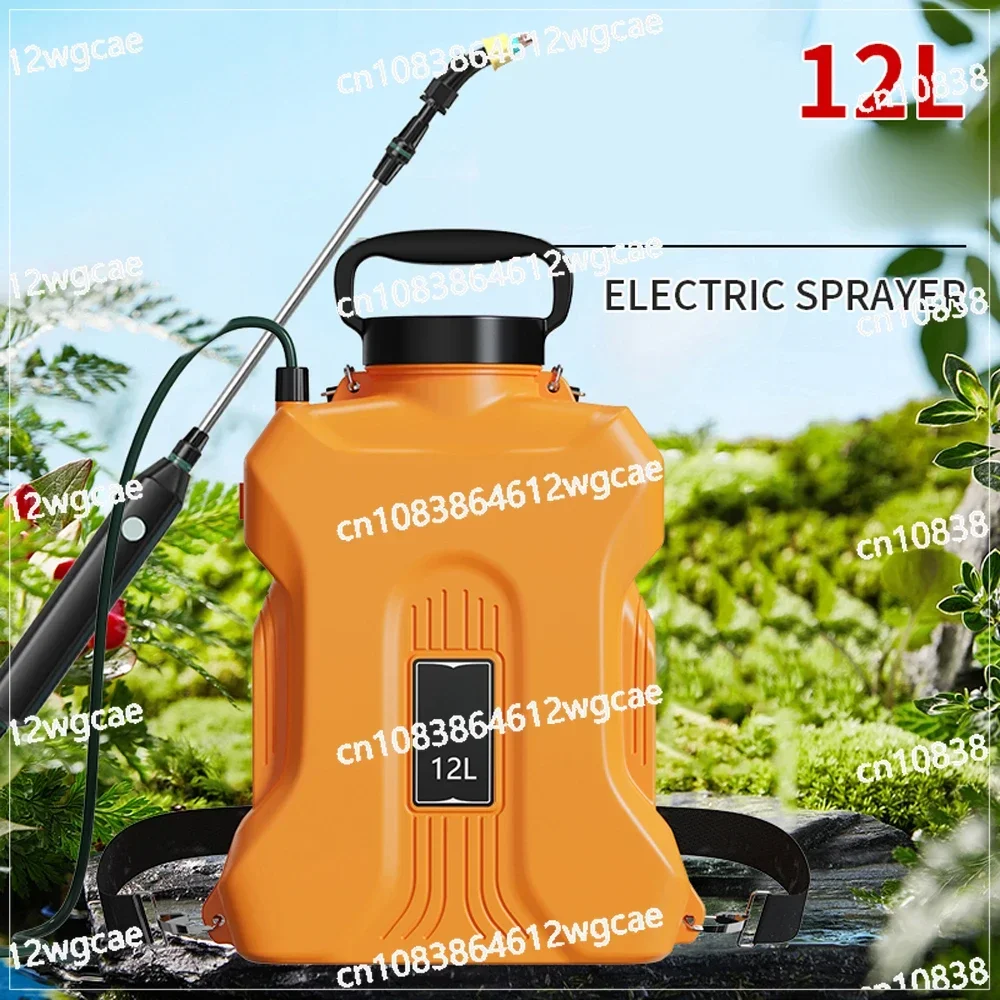 12L Electric Water Sprayer Rechargeable Shouldered Sprinkler Agriculture Watering Can Atomizing Watering Bottle Garden Sprayer