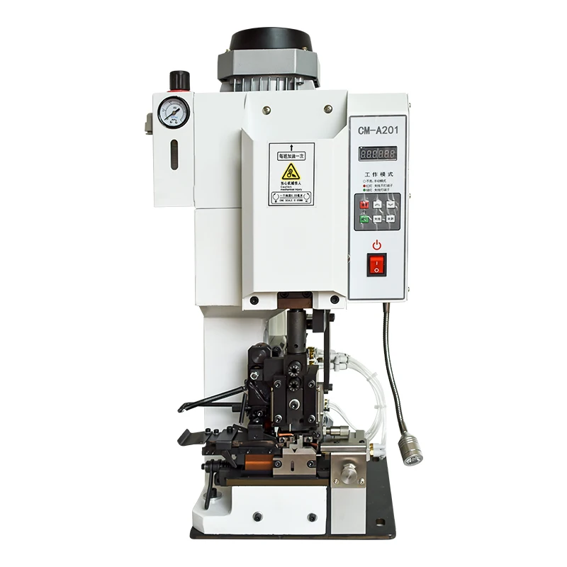 Multi core wire sheath wire stripping crimping machine automatic stripping  crimping machine semi-automatic
