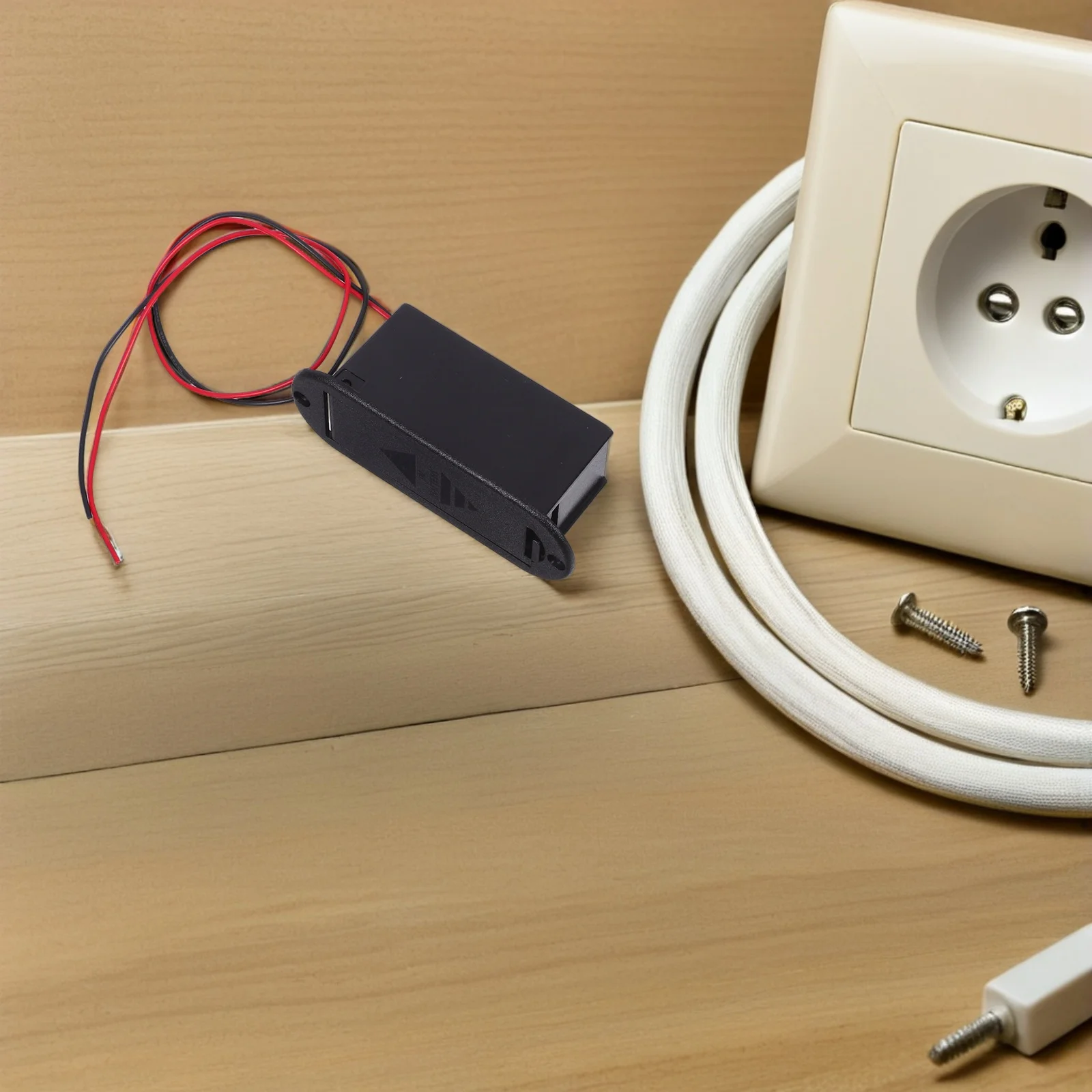 

Box Guitar Bass Holder Case With Guitar Holder Connect Cable For Active Pickup Black Plastic Mounting Durable