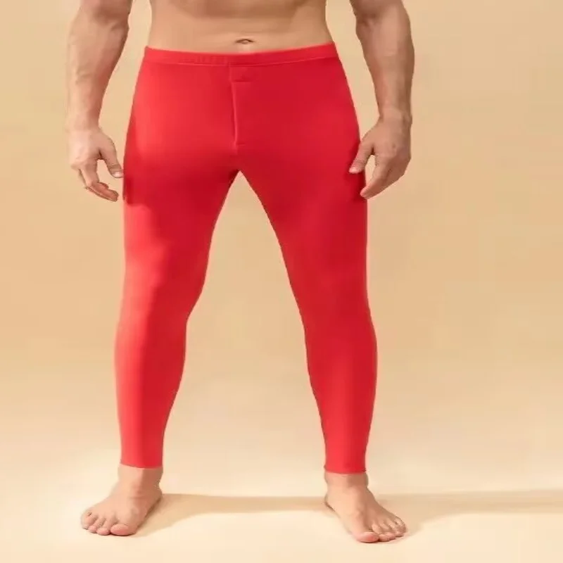 

Men's autumn pants, thermal underwear, woolen pants with cashmere and silk, warm autumn and winter stockings, simple and minimal