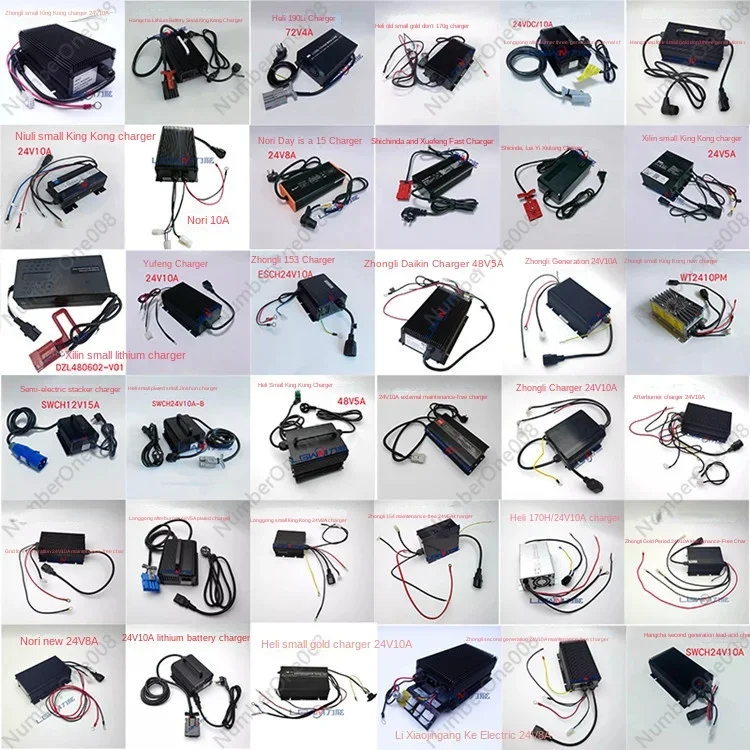 Electric Forklift Charger 24v48v4a Zhongli Heli Nuoli Hang Fork Small Diamond Tray Forklift Charger #3