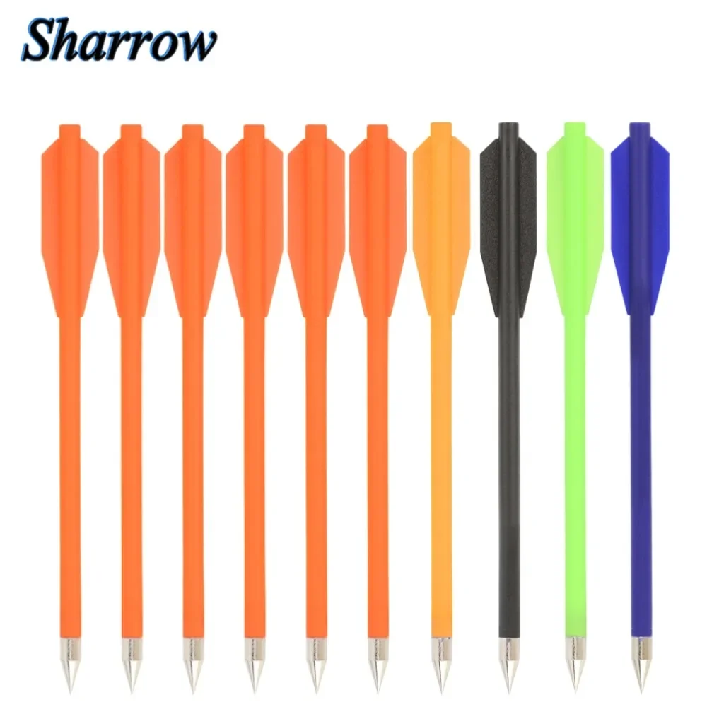 

6.3inch Archery Crossbow Bolt Hunting Arrow Plastic Mini Arrows Diameter 6.2mm for Outdoor Target Shooting Bow Arrow Accessories