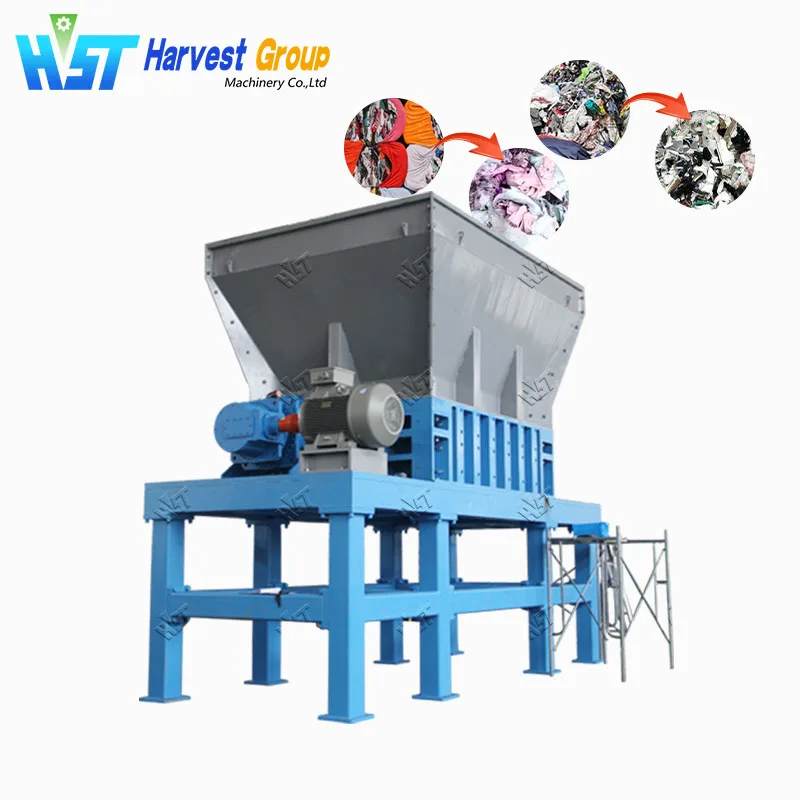 New Technology Textile Clothes Shredder Small Fabric Shredder Machine Fabric Plastic Shredder Machine for Textile Recycling