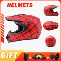 Regalo gratuito incluido - Casco todoterreno profesional para adultos y niños - Certificación DOT para carreras de descenso y motocicletas