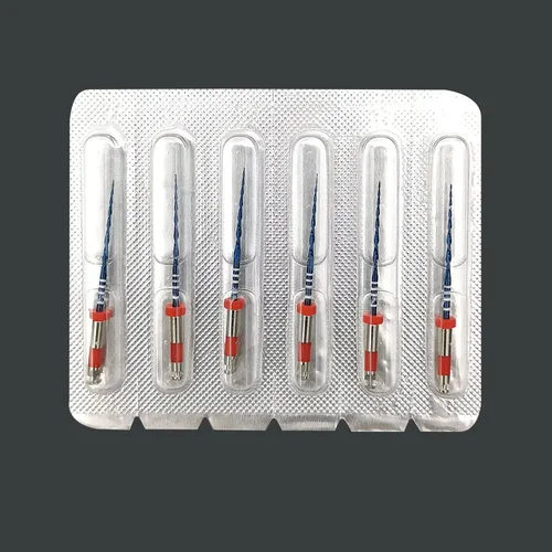 Limas dentales recíprocas azules R25 R40 R50, archivo Endo NITI de reciproca, calor Dental, solo un archivo, instrumento endodóntico de odontología