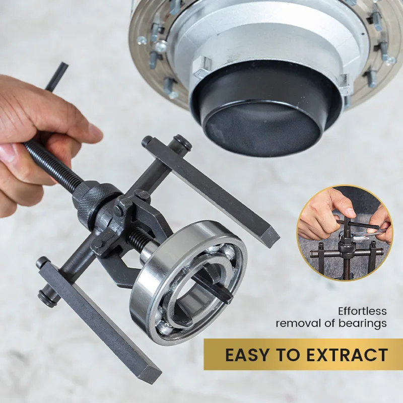 Auto Inner Lagertrekker Gear 3-Jaw Extractor Zware Automotive Machine Tool Kit Auto Extractor Repair Gereedschap Dropshipping