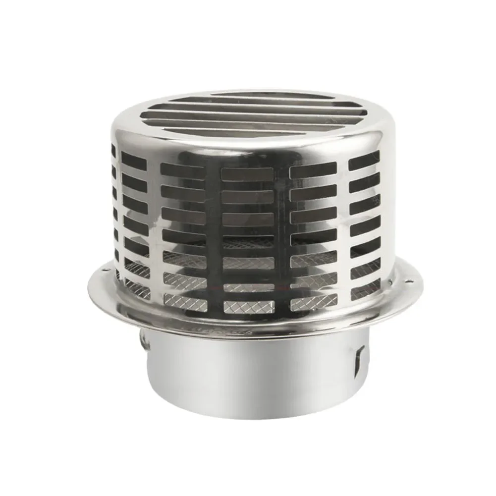 

Exterior Wall Air Outlet Pipe Cap in Stainless Steel for Water Heater Prevent Pest Entry and Enhance Exterior Beauty