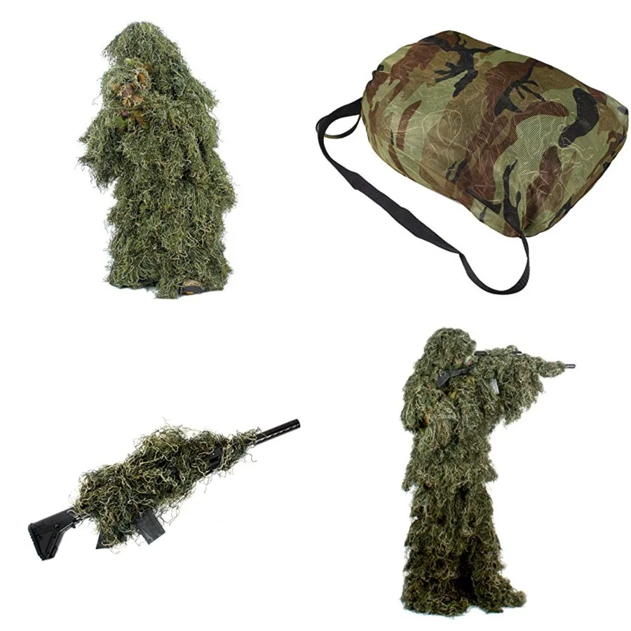 

Ghillie Suit for Hunting Camouflage Suit Hunting Gilly - Green
