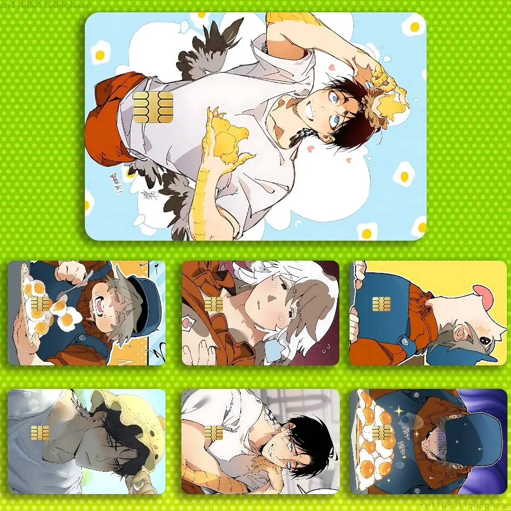 

Manhwa Mr As Farm Credit Card Skin Stickers for Bank Card Bus Metro Card Sticker Waterproof Women Gift