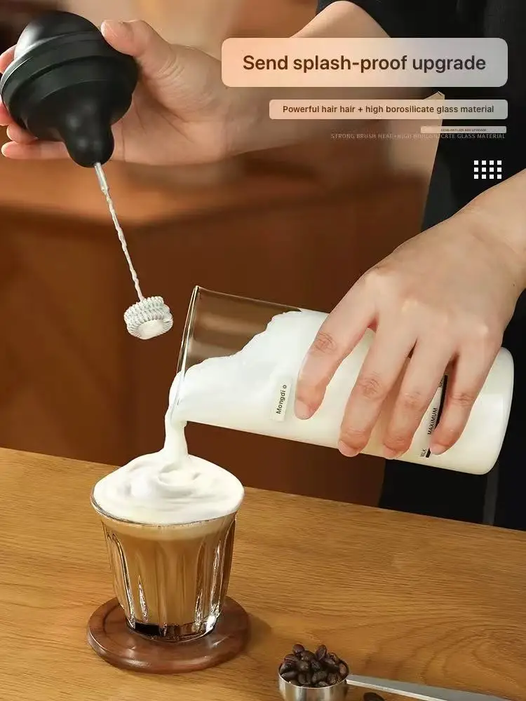رغوة الحليب منغول، رغوة كهربائية، رغوة الحليب الأوتوماتيكية بالكامل، خلاط الحليب، رغوة القهوة #3