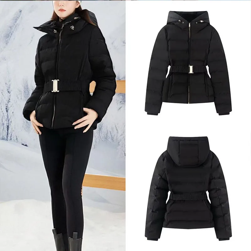 

2025 Winter New Women's Fashion European and American Style Loose Thickened Slim Waterproof Windproof Short Cotton Jacket