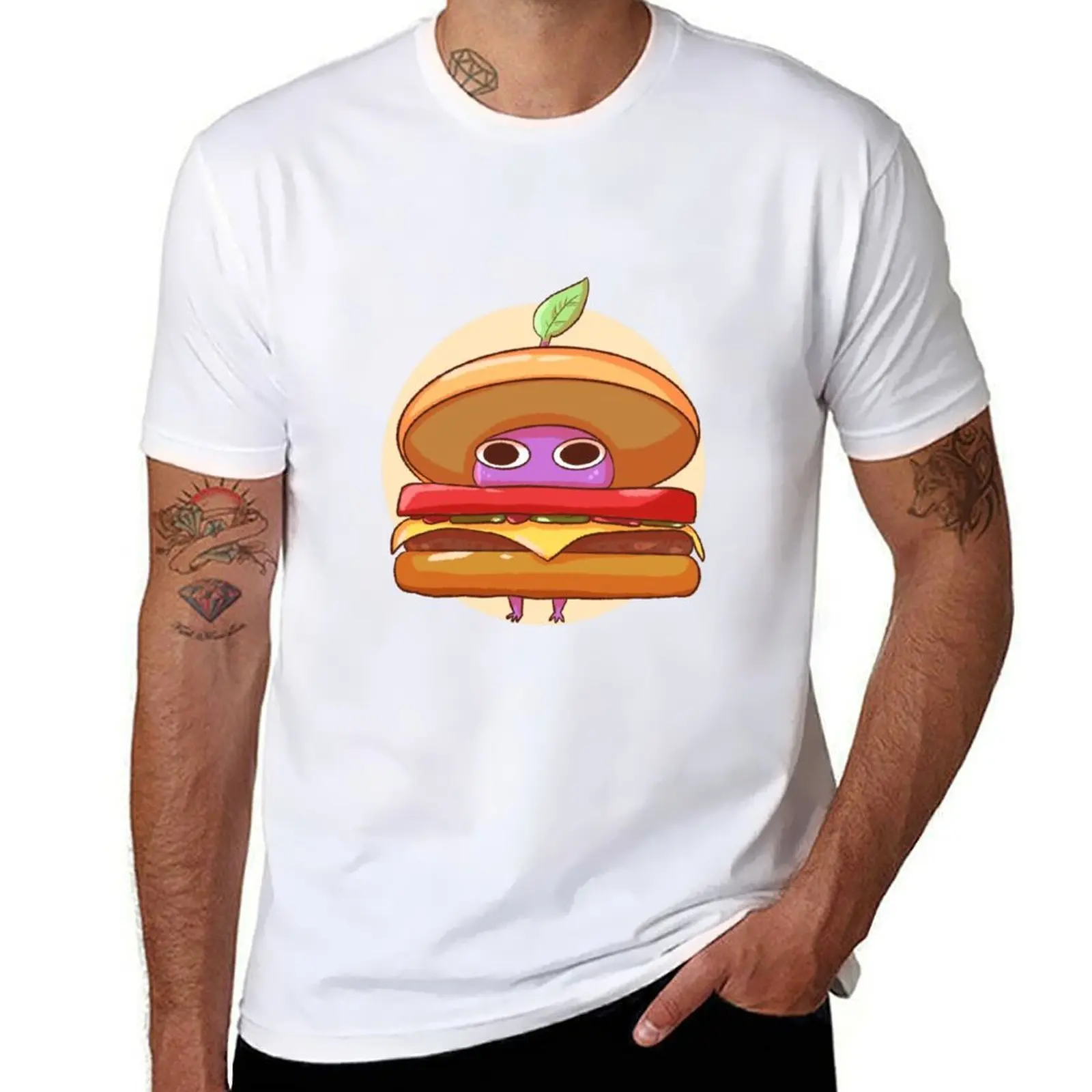 

Pikmin Purple Burger T-Shirt Stylish Graphic Short Sleeve Top