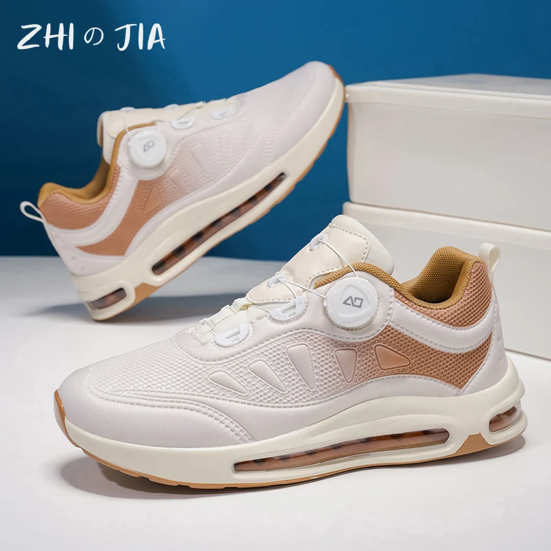 

Men's Spring Mesh Breathable Sneakers Large size Air Cushion Shoes Rubber Wear resistant Anti slip Fashion Footwear