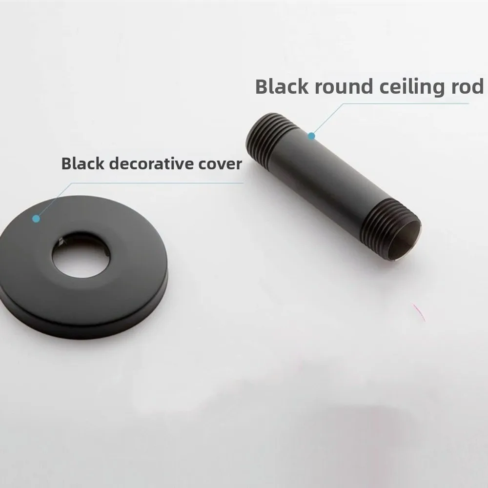 

10cm Ceiling Shower Arm Straight Ceiling Mount Shower Wall Pipe Concealed Installation Rainfall Shower Head Arm Extension