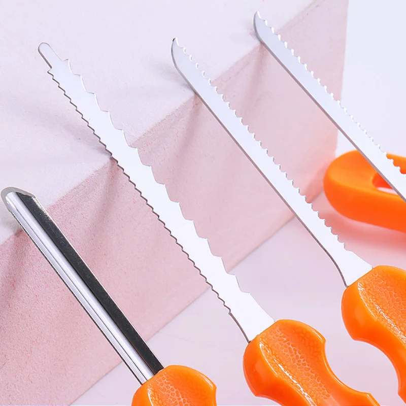 Halloween Pumpkin Carving Knife Set clay tools scraper carving tools pumpkin carving kitchen art tools