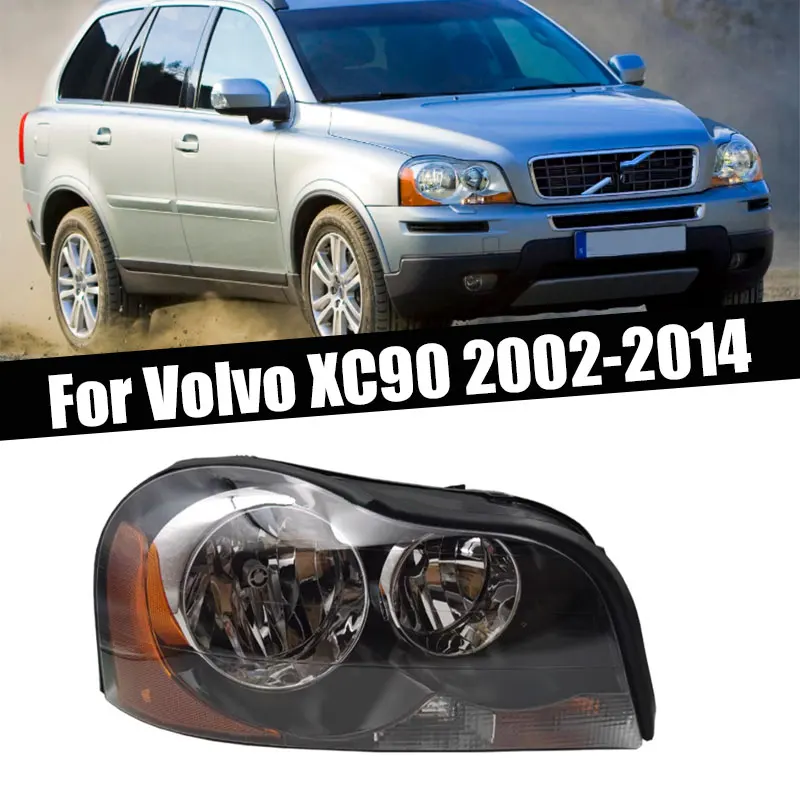 

For Volvo XC90 2002-2014 Front Bumper Head Light Day Light Signal Lamp Driving Light Headlight Car Light Housing Without Bulbs