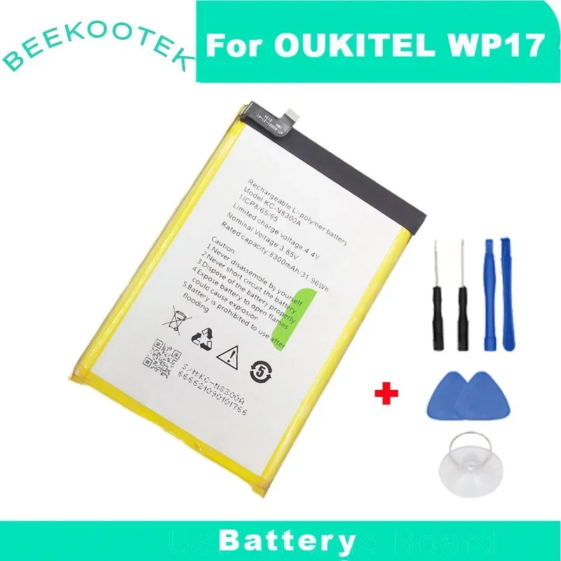 

100% Original Battery for OUKITEL WP17 battery 8300mAh Long Standby Time For OUKITEL KC-N8300A Battery