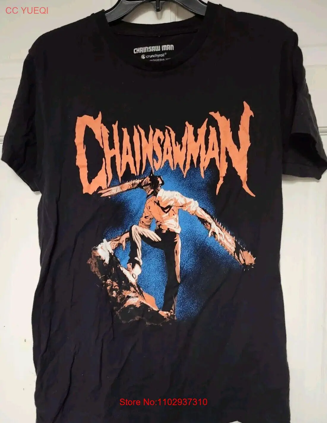 Мужская футболка с цепной пилой, Мужская футболка, аниме