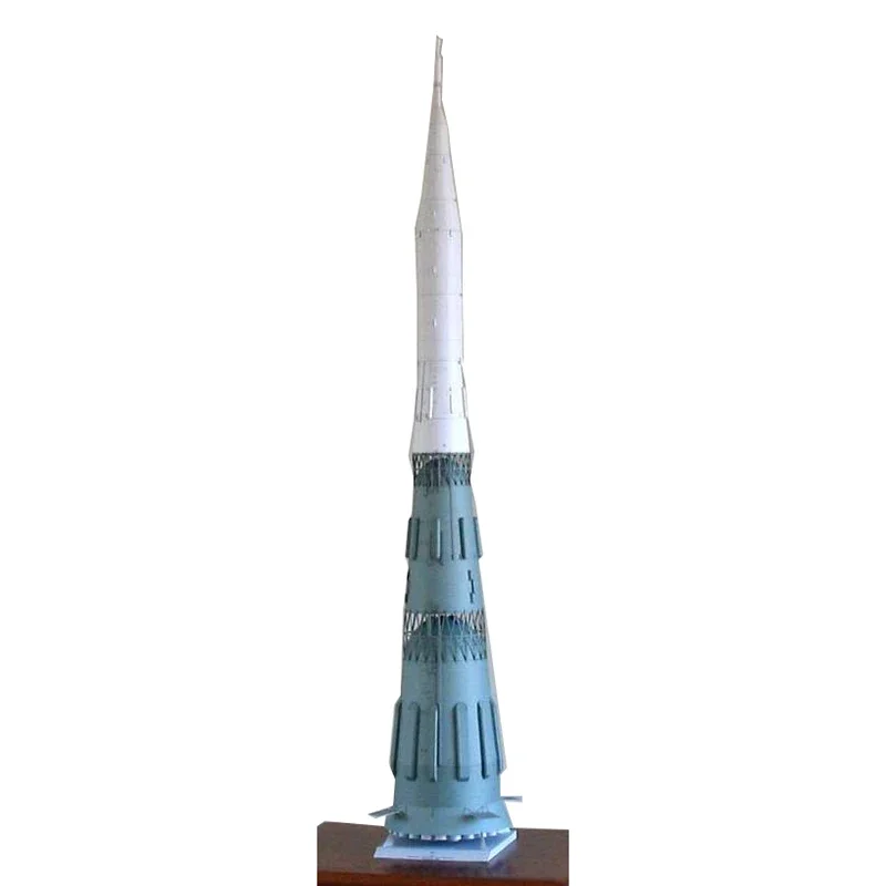 

1/144 советский N-1 запуск автомобиля ракета 70 см 3D бумажная модель космический корабль DIY игрушка ручной работы