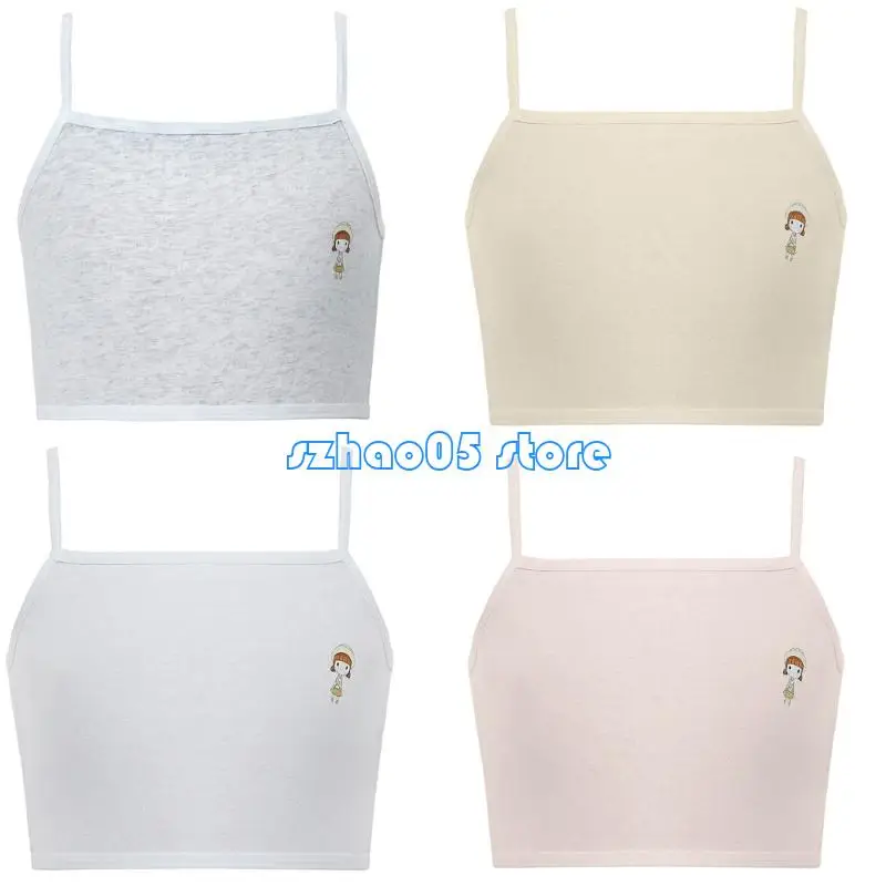 

85LE Kids Camisole Bra Soft Fabric Gentle On Delicate Skin for Girls 9-12T Breathable