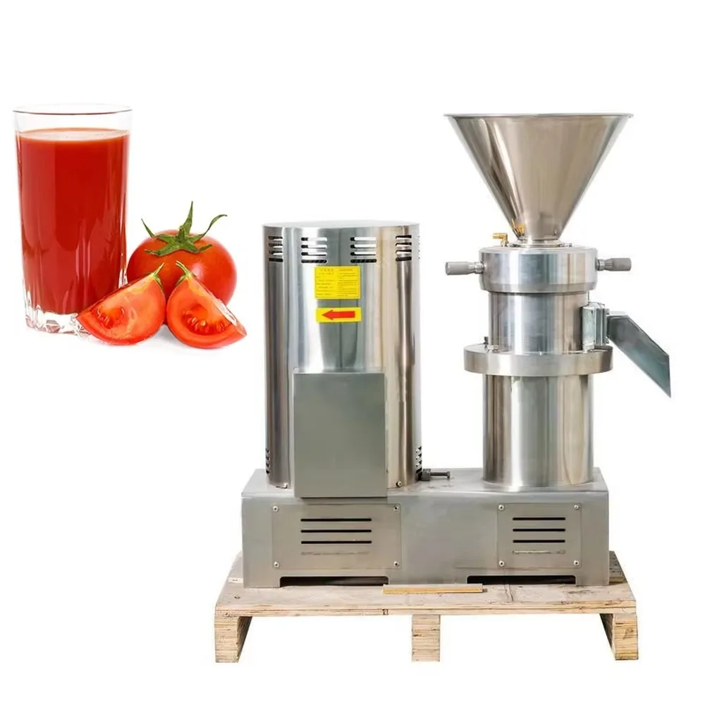 Commercial Stainless Steel Fruit Vegetable Grinder Tomato Paste Jam Chili Sauce Maker High Efficiency Colloid Mill