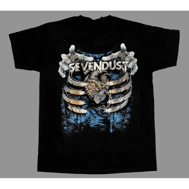 Rare Sevendust Band For Fan Black S 2345Xl T Shirt