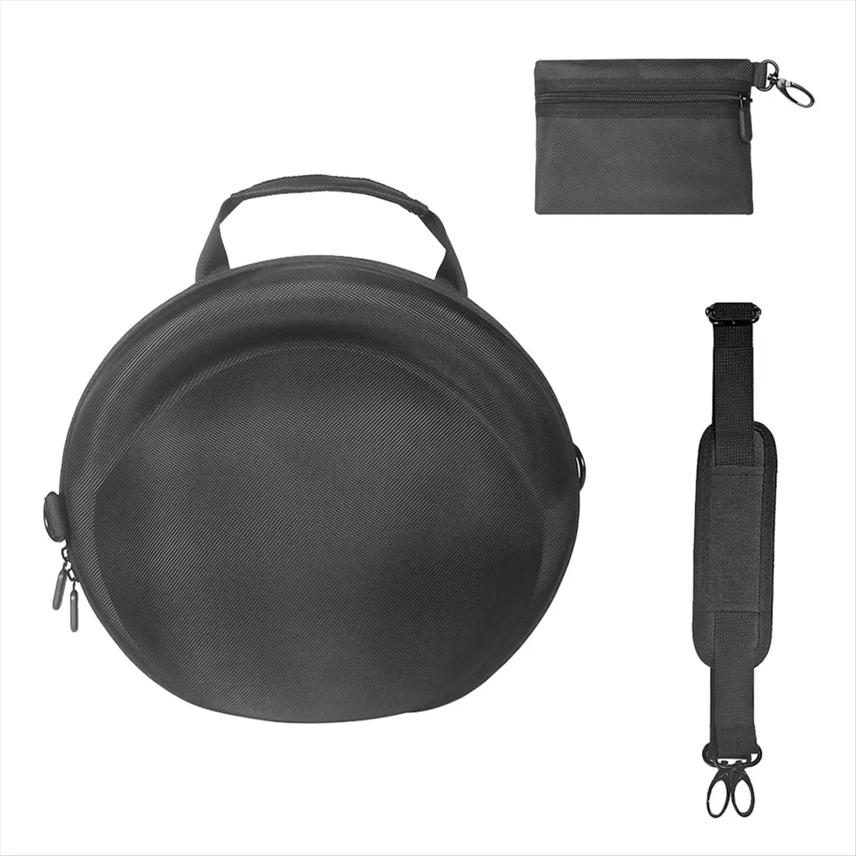 ■★New Arrival Fashion  Carrying Case with Shoulder Strap and Accessory Bag Travel Hardshell Case for Onyx Studio 8 Speakers Blac