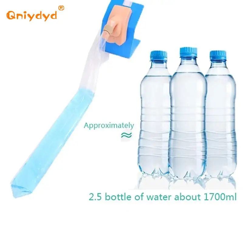 100Pcs Men Urine Bag Urinal Pee Holder Portable Leakage- Proof Elderly Urine Bag for Hospital Camping Car Travel Toilet