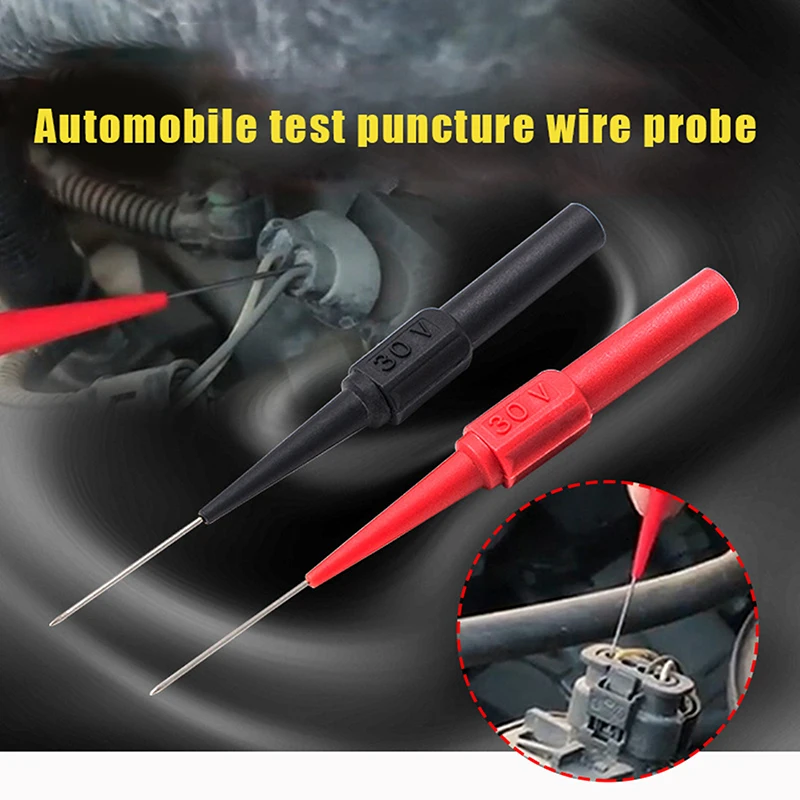1/2/10pcs Automotive Diagnostic Test Probe Puncture Needles Oscilloscope Probe Pins Set Repair Tool Accessories